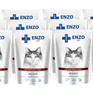Expresní Doručení ENZO VET Hepatic drůbeží paštika pro kočky 12x100g