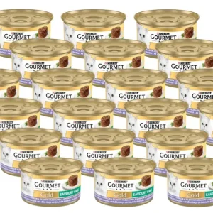 Ihned K Objednání Purina Gourmet Gold Savoury Cake s jehněčím masem a zelenými fazolkami 24x85g