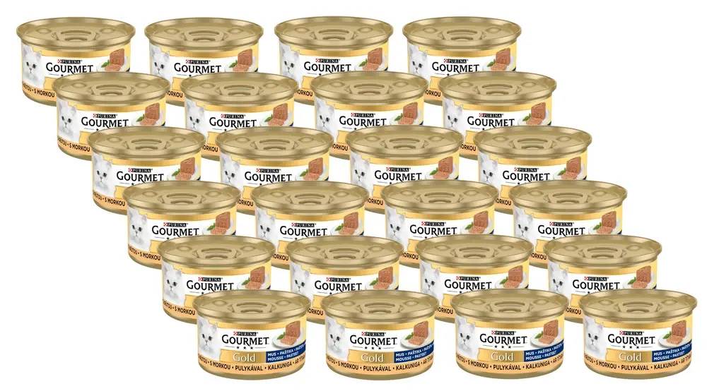 Purina Gourmet Gold pěna s krůtím masem 24x85g Cenová Bomba
