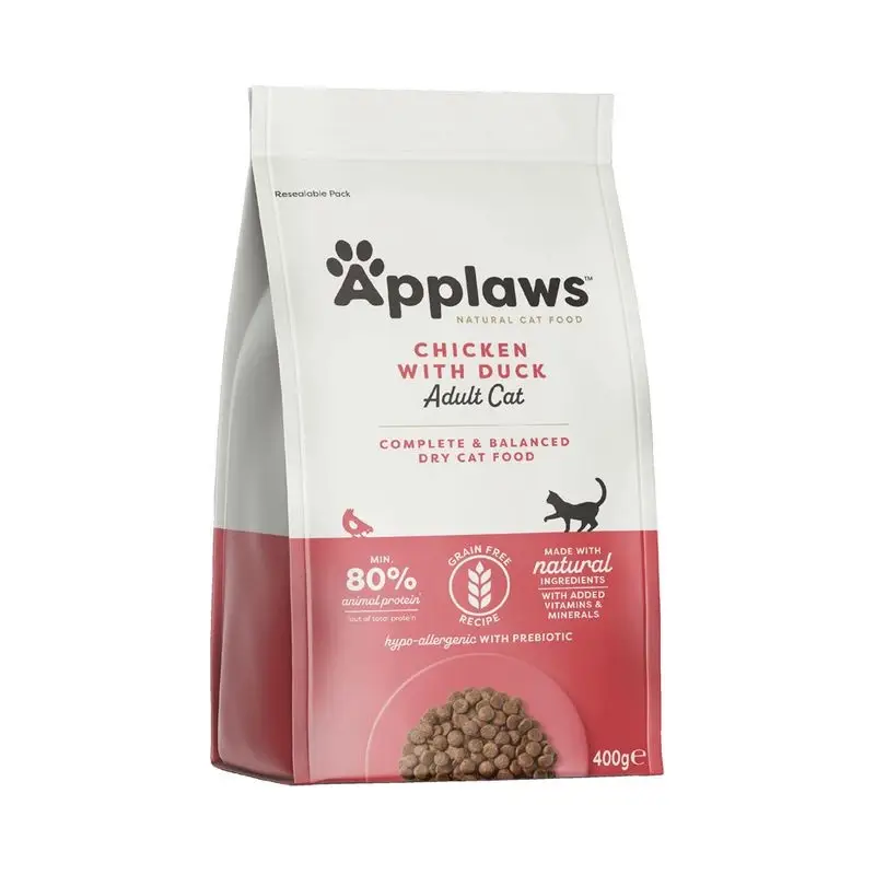 Koupit Online Applaws Adult Chicken with Extra DuckSuché krmivo pro kočky 400g