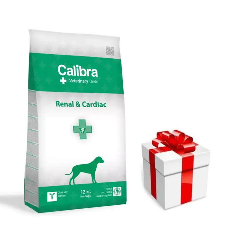 Calibra Veterinary Diets Dog Renal Cardiac 12kg + překvapení pro vašeho psa GRATIS Odeslání Ihned
