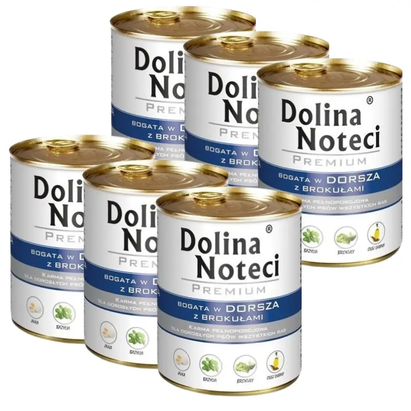 DOLINA NOTECI Premium Bohatá na tresku a brokolici 6x800g Akční Cena