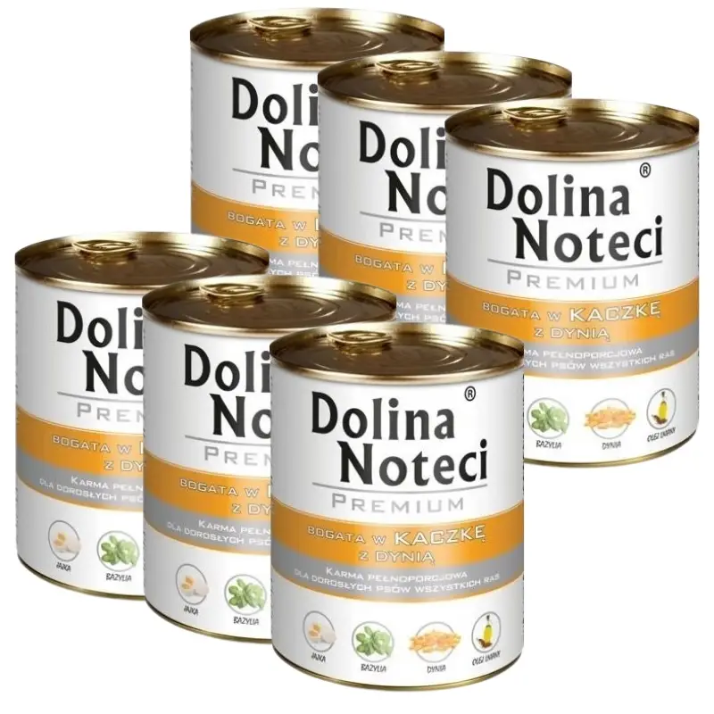 Přímo Od Výrobce Dolina Noteci Premium kachna s dýní 6x800g