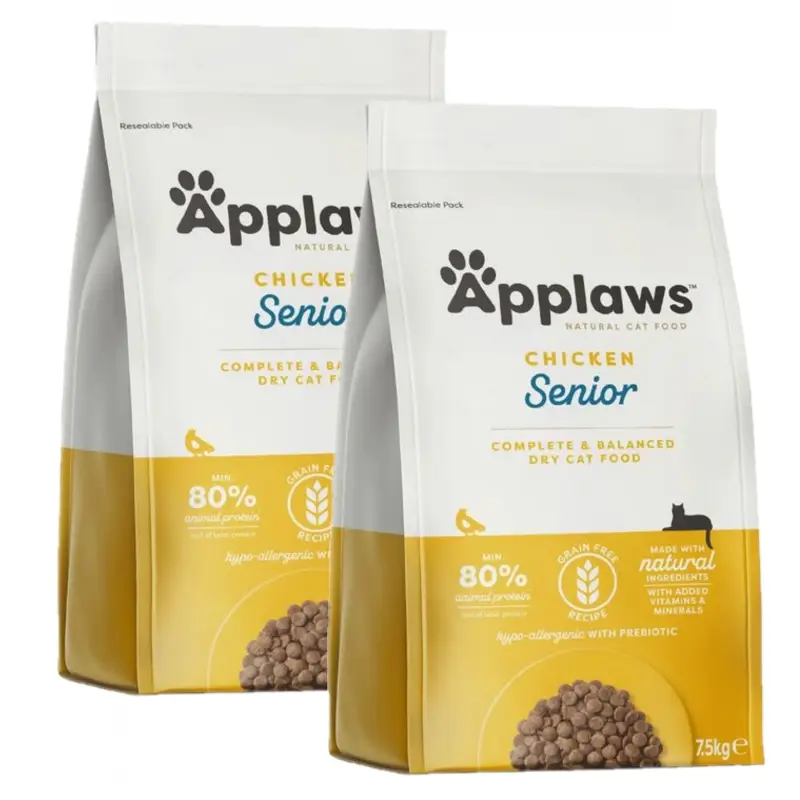 Applaws cat Senior Chicken 2x7,5 kg Víkendová Akce