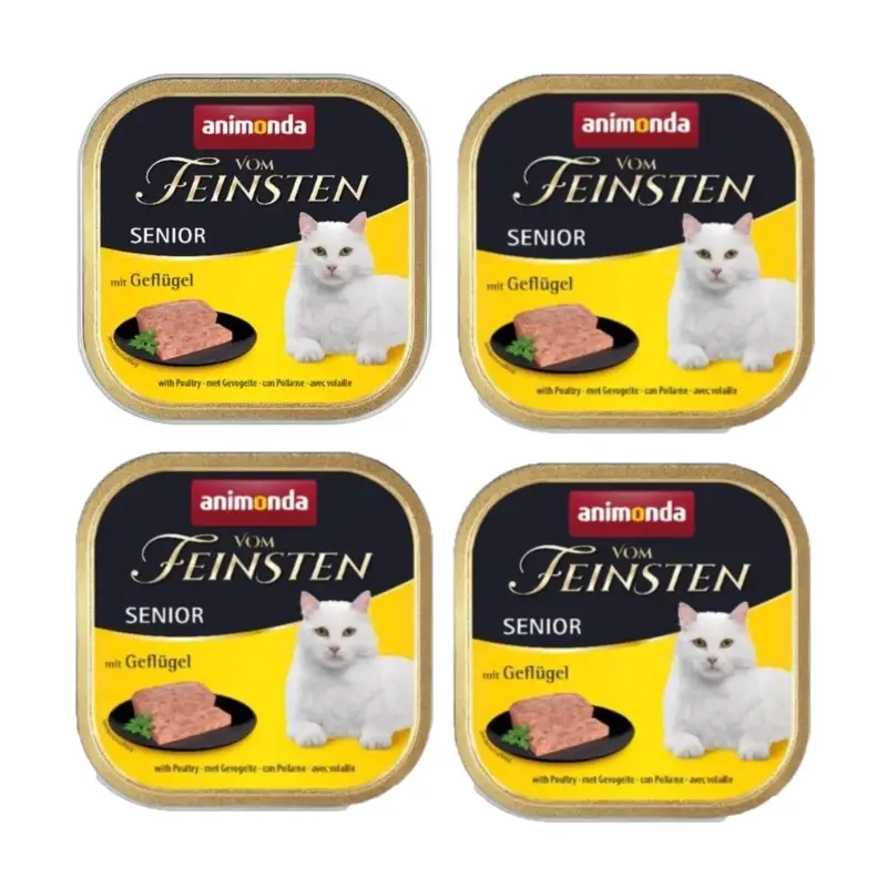 Animonda Vom Feinsten Senior Cat drůbeží 6x100g Výhodná Nabídka