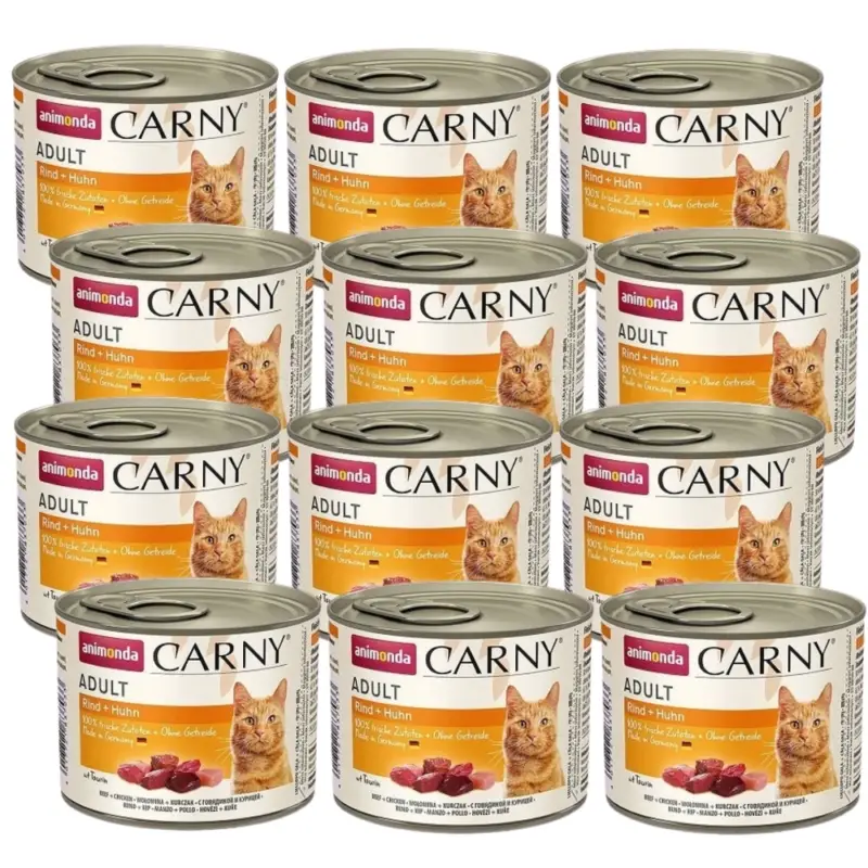 Animonda Carny Adult konzerva hovězí/kuřecí 12x200g Kup Teď