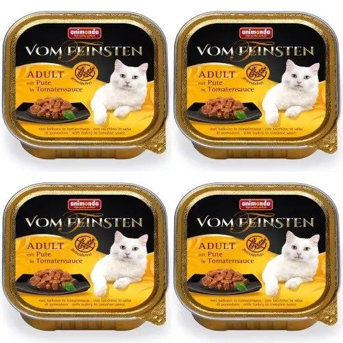 ANIMONDA Cat Vom Feinsten Adult NoGrain Krocan v rajčatové omáčce 6x100g Poslední Šance