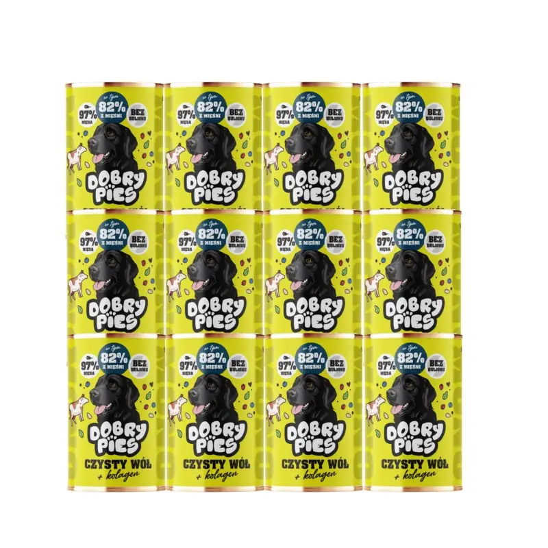 Poslední Šance Dobry Pies Mono Hovězí maso s kolagenem 12x400g