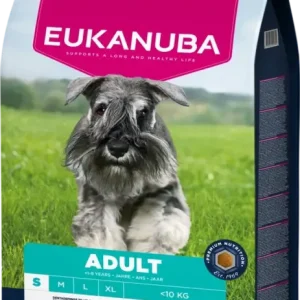 Akční Nabídka Eukanuba Adult Small rich in fresh chicken 15 kg