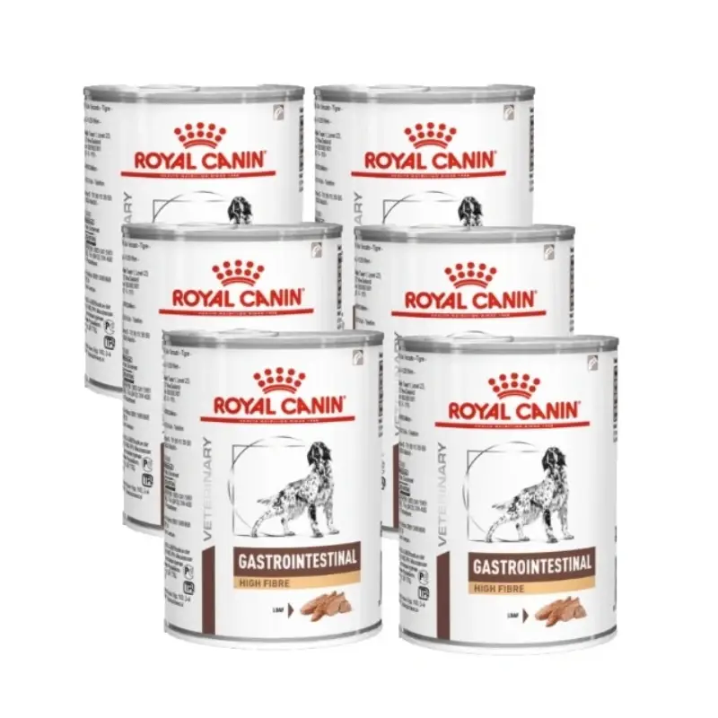 ROYAL CANIN Gastro Intestinal High Fibre 6x410g plechovka Must-Have