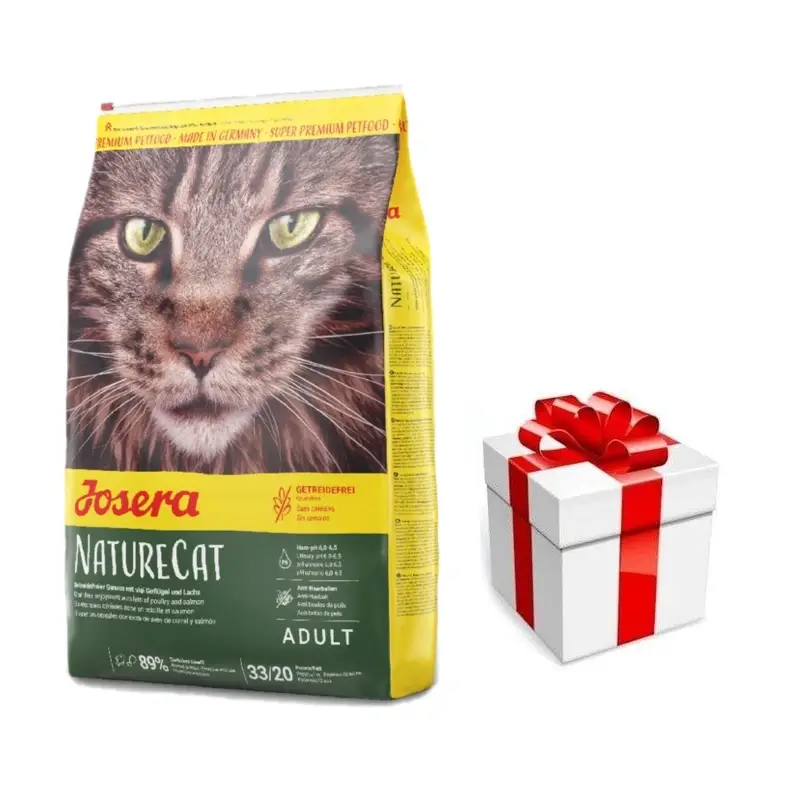 JOSERA NatureCat 10kg + překvapení pro kočku ZDARMA Odeslání Ihned