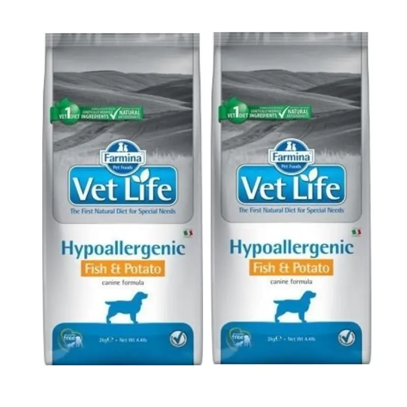 Přímo Od Výrobce FARMINA Vet Life Dog Hypoallergenic Fish & Potato 2x2kg