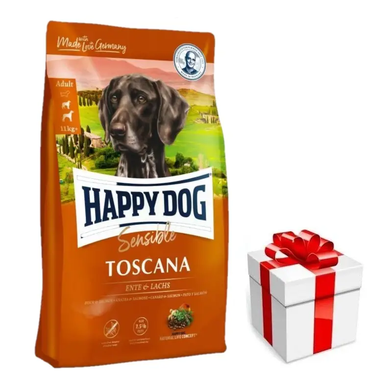 Happy Dog Supreme Toscana 4kg + překvapení pro psa ZDARMA Hit Sezóny