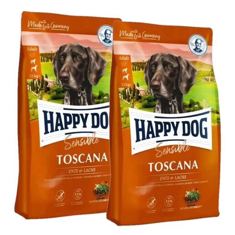 Ověřený Happy Dog Supreme Toscana 2x4kg
