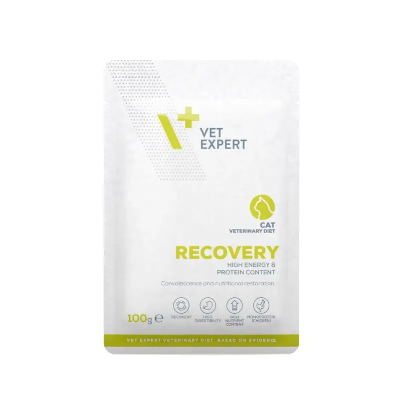 Časově Omezené VETEXPERT Recovery Cat – mokré veterinární krmivo pro kočky 100g