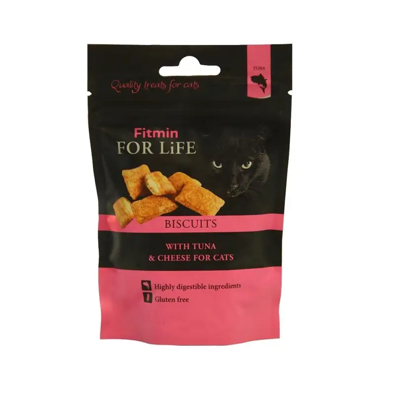 FITMIN FOL LIFE CAT Sušenky s tuňákem a sýrem 50 g Nakupujte Hned