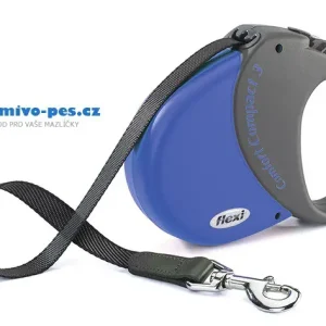 Vodítko FLEXI Comfort Comp.3 5m/60kg Pásek Modrá 1ks Časově Omezené