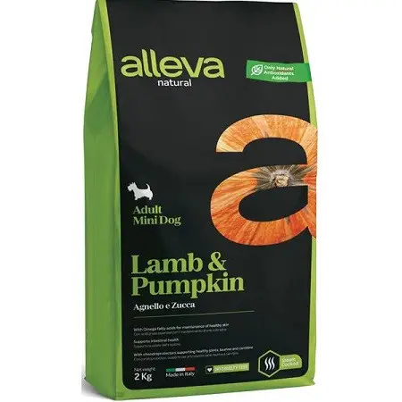 ALLEVA NATURAL Dog Dry Adult Lamb&Pumpkin Mini 2kg Cenový Hit