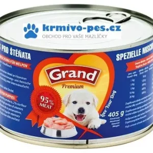 Akce GRAND konz. štěně speciální mas. směs 405g