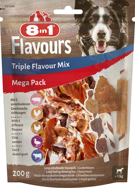Výhodná Nabídka 8in1 Flavours Triple Flavour Mix 200g MEGA PACK