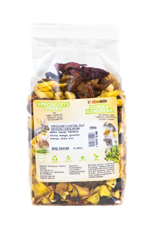 Rychlé Dodání HamStake Speciast Herbs fruit cocktail 100g