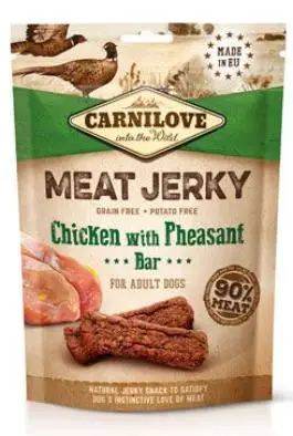Carnilove Dog Jerky Chicken with Pheasant Bar 100g Must-Have