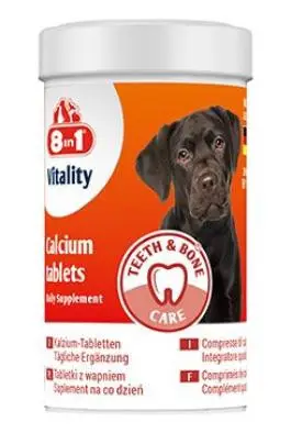 Značkový Vitality Calcium 8in1 for All Dogs 155tbl