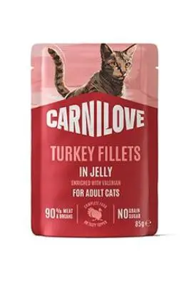 Carnilove Cat Pouch Jelly Turkey+Valerian 85g Nejlepší Volba