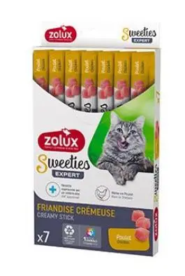 Pochoutka kočka SWEETIES kuře 7ks Zolux Nakupujte Hned