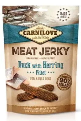 Carnilove Dog Jerky Duck&Herring Fillet 100g Expresní Doručení
