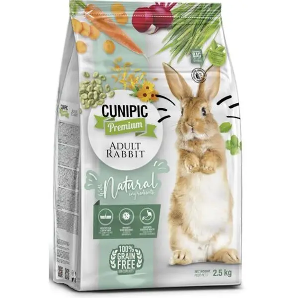 Cunipic Premium Rabbit Adult - dospělý králík 5 kg Vrácení Zdarma