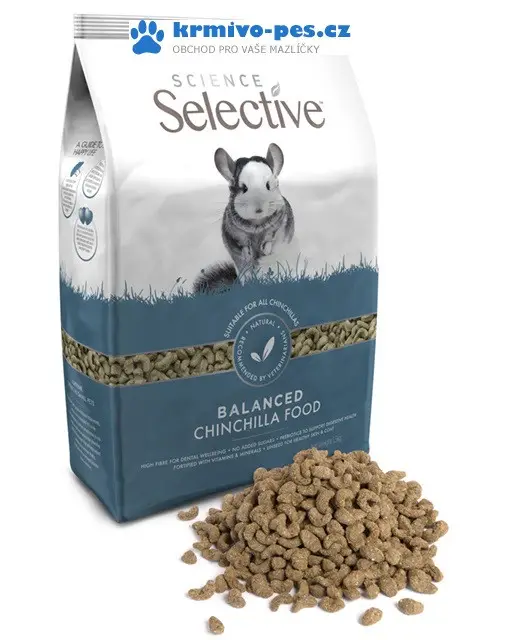 Nízká Cena Supreme Selective Chinchilla činčila krm. 1,5kg