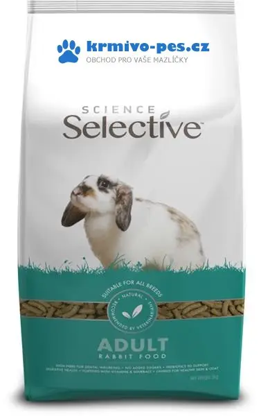 Koupit Online Supreme Science®Selective Rabbit - králík adult 3 kg