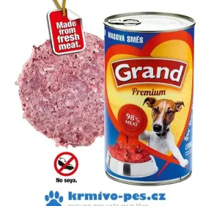 GRAND konz. pes masová směs 1300g Speciální Cena