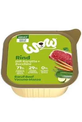 Objednat Nyní WOW Hovězí s karotkou Adult paštika 150g