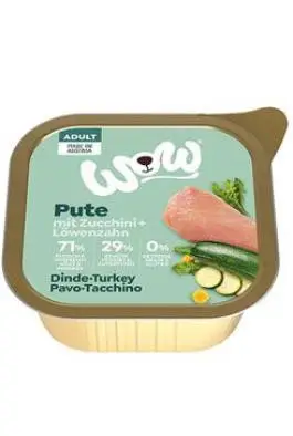 Bezpečná Platba WOW Krocan s cuketou Adult paštika 150g