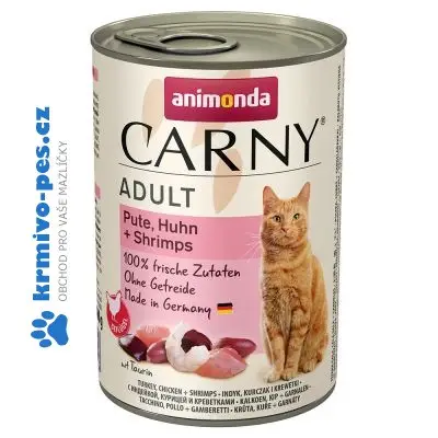 Animonda konz. kočka Adult hovězí + krůta + garnáty 400g Nejlepší Volba
