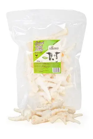 Aktuální NATURECA pochoutka Kuřecí pařáty sušené kalciové 100g