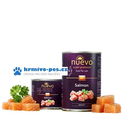 Expresní Doručení Nuevo kočka adult Losos konzerva 400g
