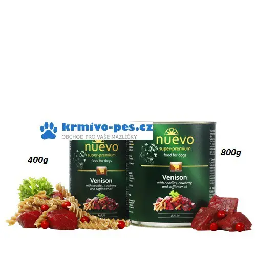 Nuevo pes adult Zvěřinové menu konzerva 400g Ihned K Objednání