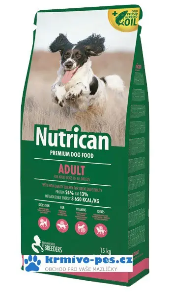 NutriCan Adult 3kg Nejprodávanější