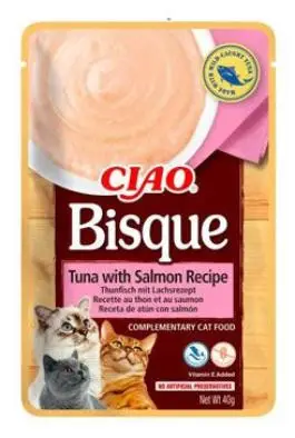 Churu Cat CIAO Bisque Tuna with salmon Recipe 40g Hit Sezóny