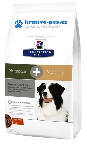 Hill's Prescription Diet Canine Metabolic + Mobility Dry 12 kg Objednat Nyní