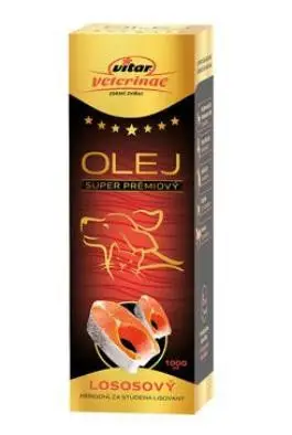 Horká Nabídka VITAR Veterinae Lososový olej 1000ml