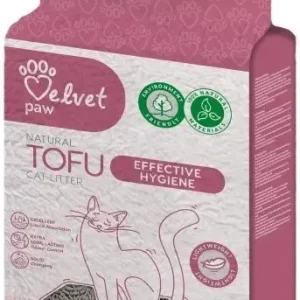Objednat Nyní Podestýlka cat Velvet Paw Tofu Effective hygiene 6l /2,6kg