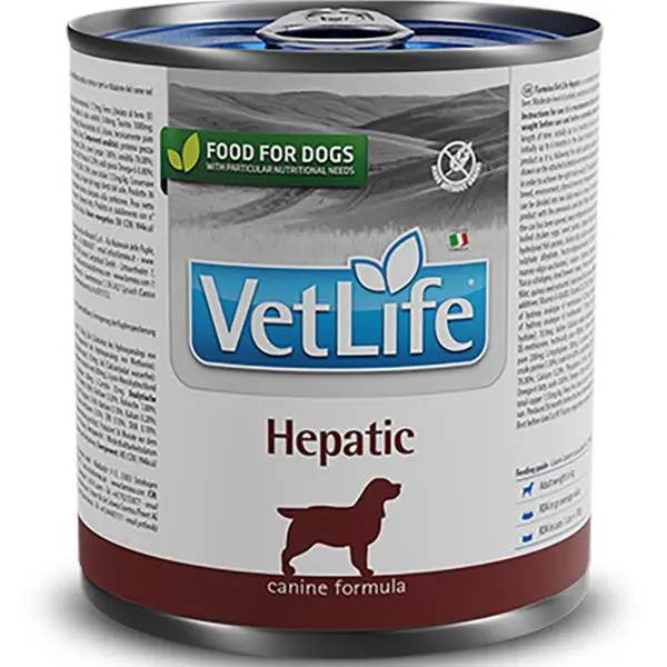 Sezónní Sleva Vet Life Natural Canine konzerva Hepatic 300 g