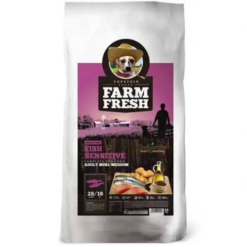Topstein Farm Fresh Fish Sensitive Mini 1,8 kg Oblíbený
