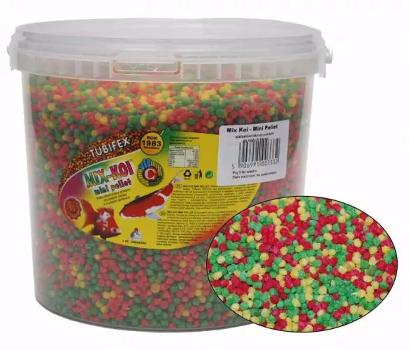 KOI MIX mini pellet kuličky, dóza 3 l Rychlé Dodání