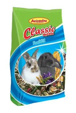 Avicentra Classic menu králík 1kg Horká Nabídka