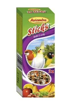 Ihned K Objednání Avicentra tyčinky malý papoušek - ovoce+ořech 2ks
